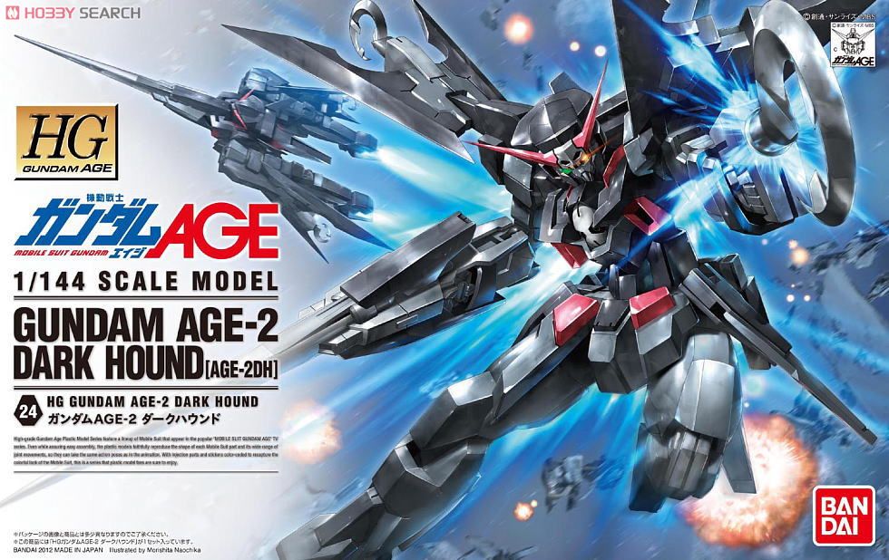 万代 HG AGE 24 骷髅 海贼 海盗高达 拼装模型玩具