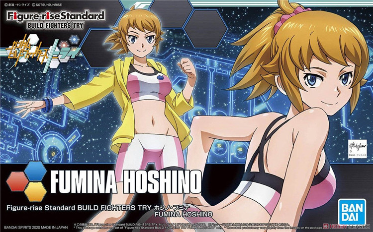 万代 Figure-rise 星野文奈 运动服 BUILD FIGHTERS TRY 拼装模型