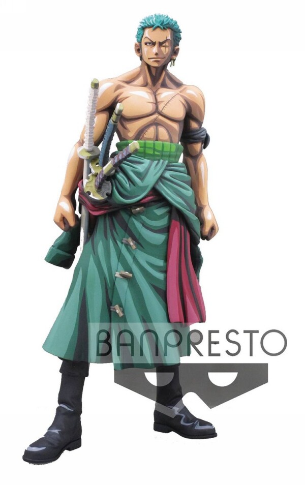 眼镜厂 海外限定 msp 海贼王 索隆 漫画色 组立景品手办