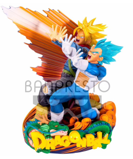 眼镜厂SMSD超蓝 贝吉塔 特兰克斯 父子波 重涂 七龙珠超景品手办