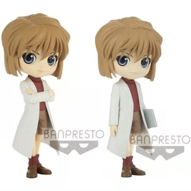 眼镜厂 名侦探柯南 灰原哀 q posket q版 抱胸 拿书 景品手办模型