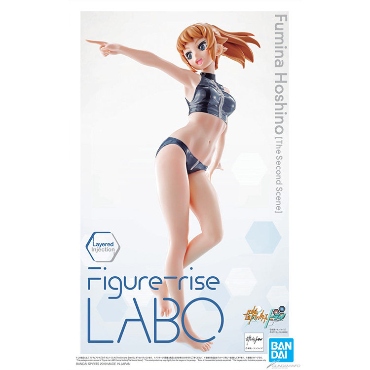 万代 Figure rise 黑色泳装 LABO 星野文奈 TSS 学姐 拼装 模型