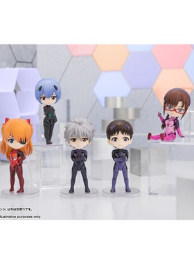 万代 mini EVA 渚薰 碇真嗣 凌波丽 明日香 真希波新福音战士手办