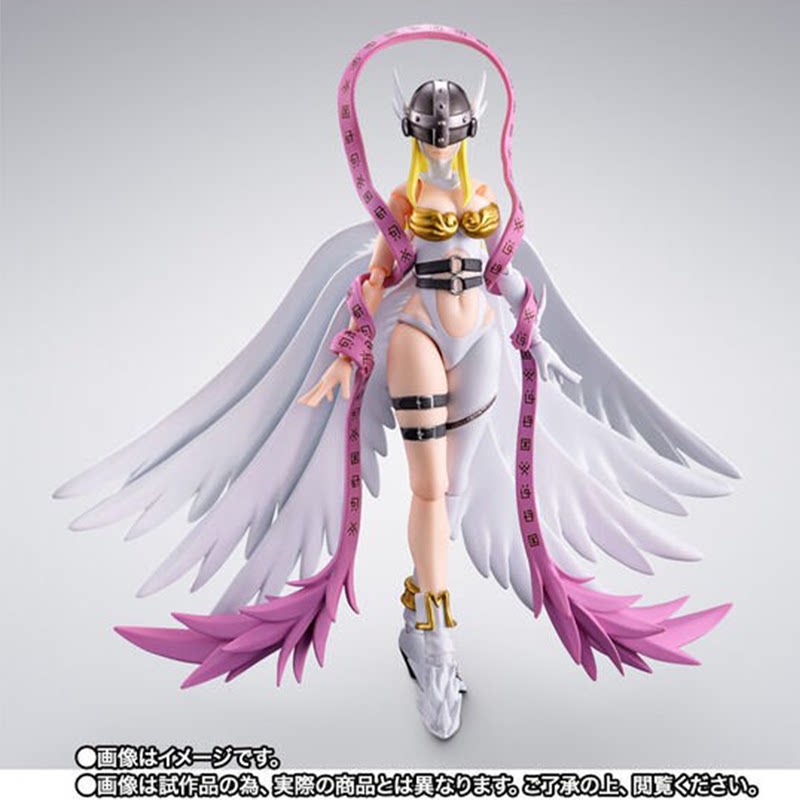 万代 pb魂限 shf 数码宝贝 天使 天女兽 成品可动手办 动漫周边