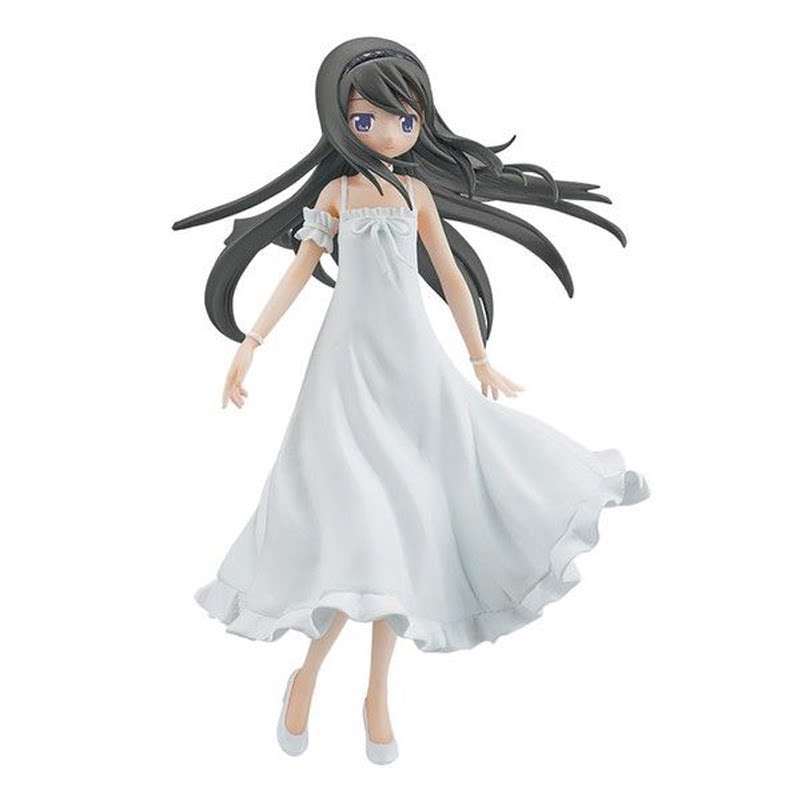 眼镜厂 dxf sq 魔法少女小圆 晓美焰 白色连衣裙 动漫景品手办