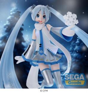 SEGA 初音未来 Luminasta 雪初音天空之城 景品手办 摆件
