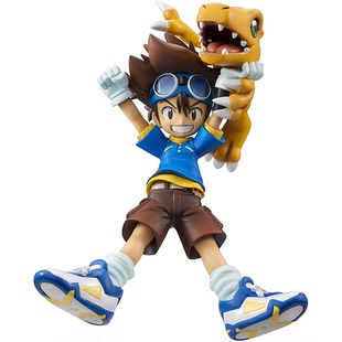 MegaHouse 数码宝贝 第一部 GEM 八神太一 亚古兽 手办模型