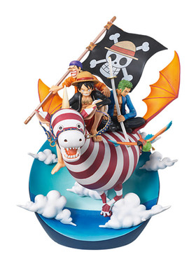 MegaHouse海贼王DESKTOP REAL McCOY路飞索隆乌索普桌面摆件