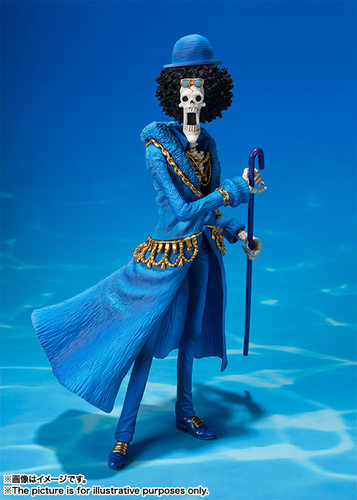 万代Figuarts Zero海贼王 布鲁克 20周年蓝衣华服草帽团纪念版