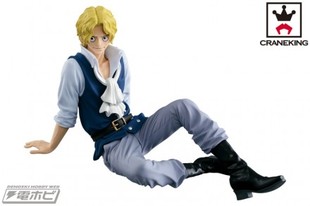 眼镜厂SC造型王 特别版 坐姿萨博 组立景品手办 海贼王顶上决战