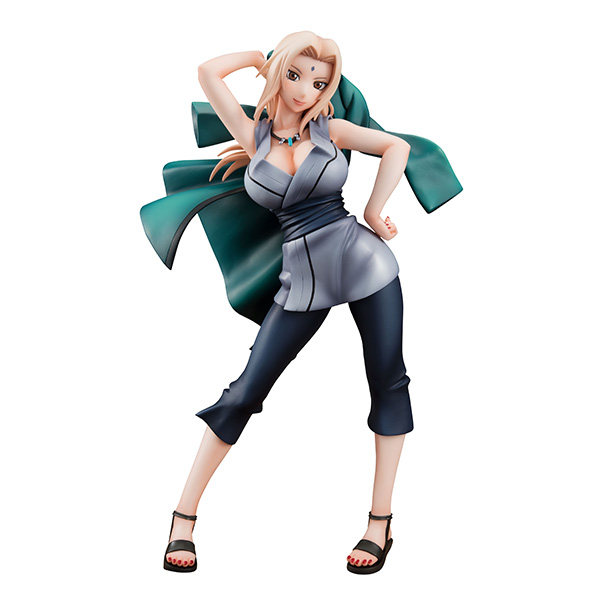 megahouse  火影忍者 gals 木叶 五代目 三忍 千手纲手 天天 手办