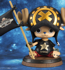 MegaHouse POP 黑金 乔巴 木桶坐姿 涉谷限定crimin手办