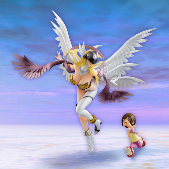 megahouse gem数码宝贝 八神嘉儿 八神光 天女兽 仙女兽 手办