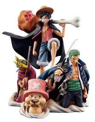 海贼王场景手办桌面摆件正品