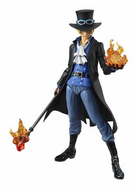 Megahouse MH VAH 海贼王 火拳 萨博 可动 手办