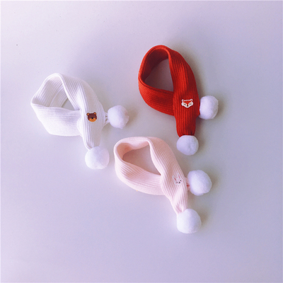 特体尺寸定做小布BJD6分8分娃娃衣服围巾围脖毛球冬