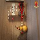 小葫芦挂件简单短款 卧室门对门挂饰真葫芦红色流苏汽车后视镜吊坠