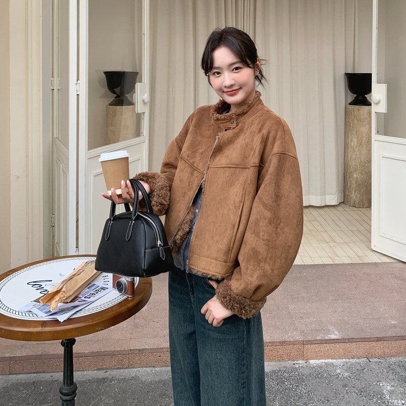 新款羊羔毛外套2B193-9331-P195-K298,女装皮草,2B193