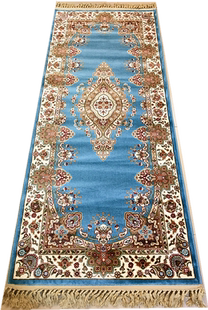 新疆和田丝棉地毯80厘米2米长方形地毯长廊过道沙发床头阳台地垫