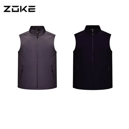 ZOKE洲克2025新款成人男女通用薄款背心马甲