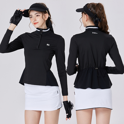 BG高尔夫衣服长袖T恤速干显瘦