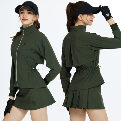 BG高尔夫女装风衣外套防风防泼水