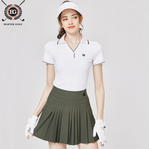 BG高尔夫球服女短袖T恤速干显瘦