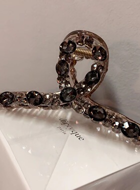 11cm碎梦星河【抓夹】2024年新款韩国发饰闪钻鲨鱼发夹卡抓子头饰