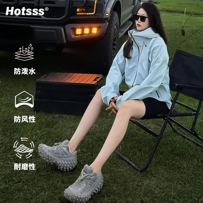 鸟家同款春秋硬壳冲锋衣男女冬季