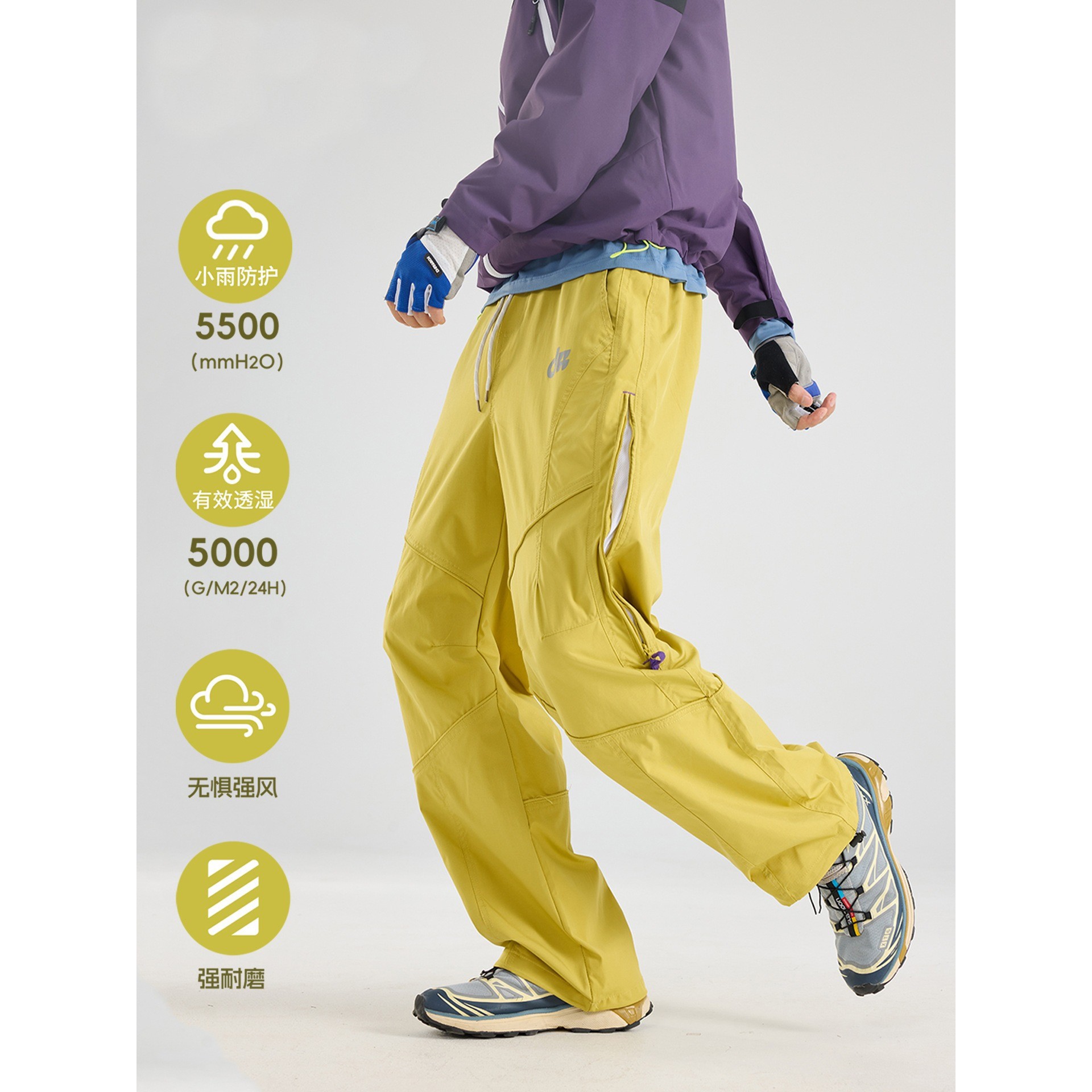 HOTSSS美式工装冲锋裤冬季加绒加厚户外登山防泼水侧开拉链直筒伞,户外/登山/野营/旅行用品,冲锋裤,淘宝优惠券,粉丝福利购,淘宝优惠卷