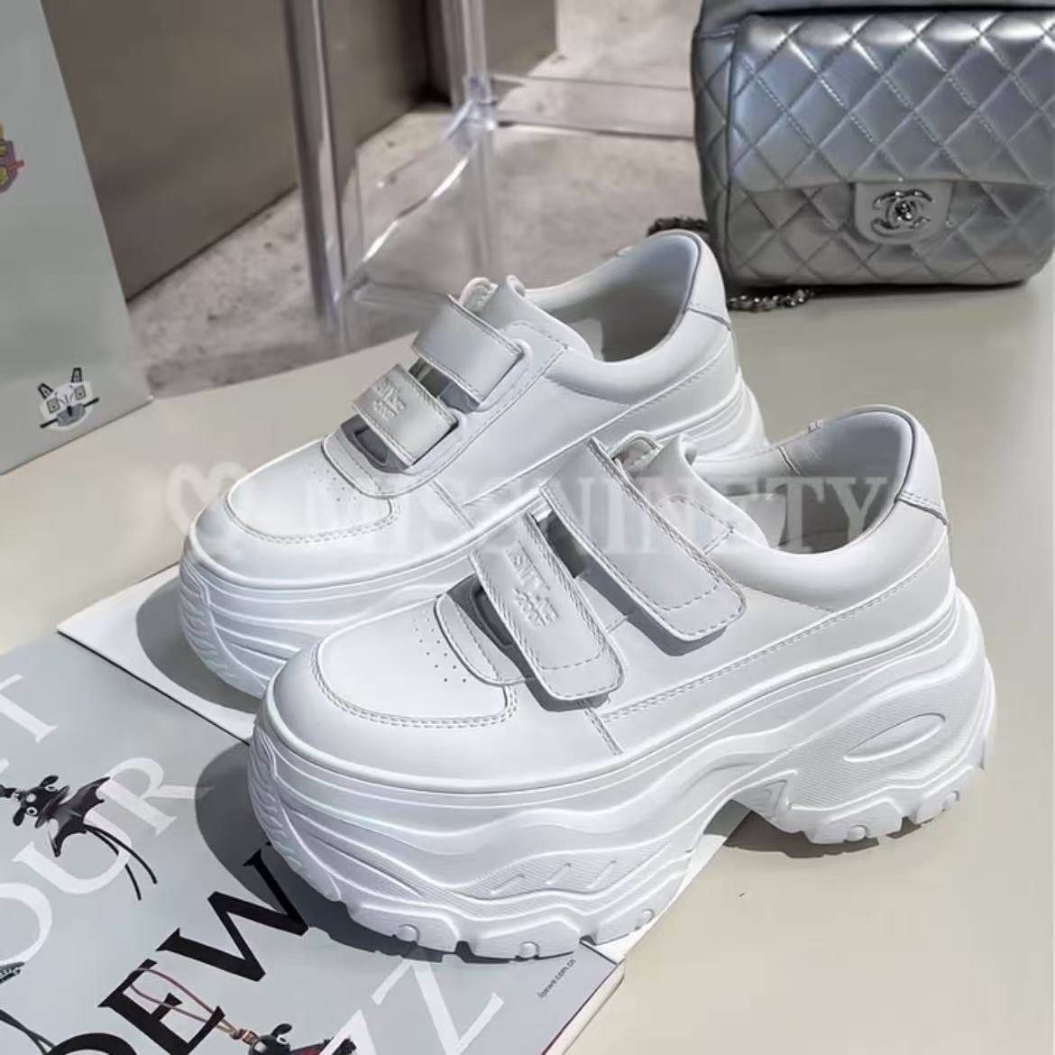 2026年春款天天宝儿26-245真皮双魔术贴松糕底老爹鞋专柜直发,女鞋,时尚休闲鞋,淘宝优惠券,粉丝福利购,淘宝优惠卷