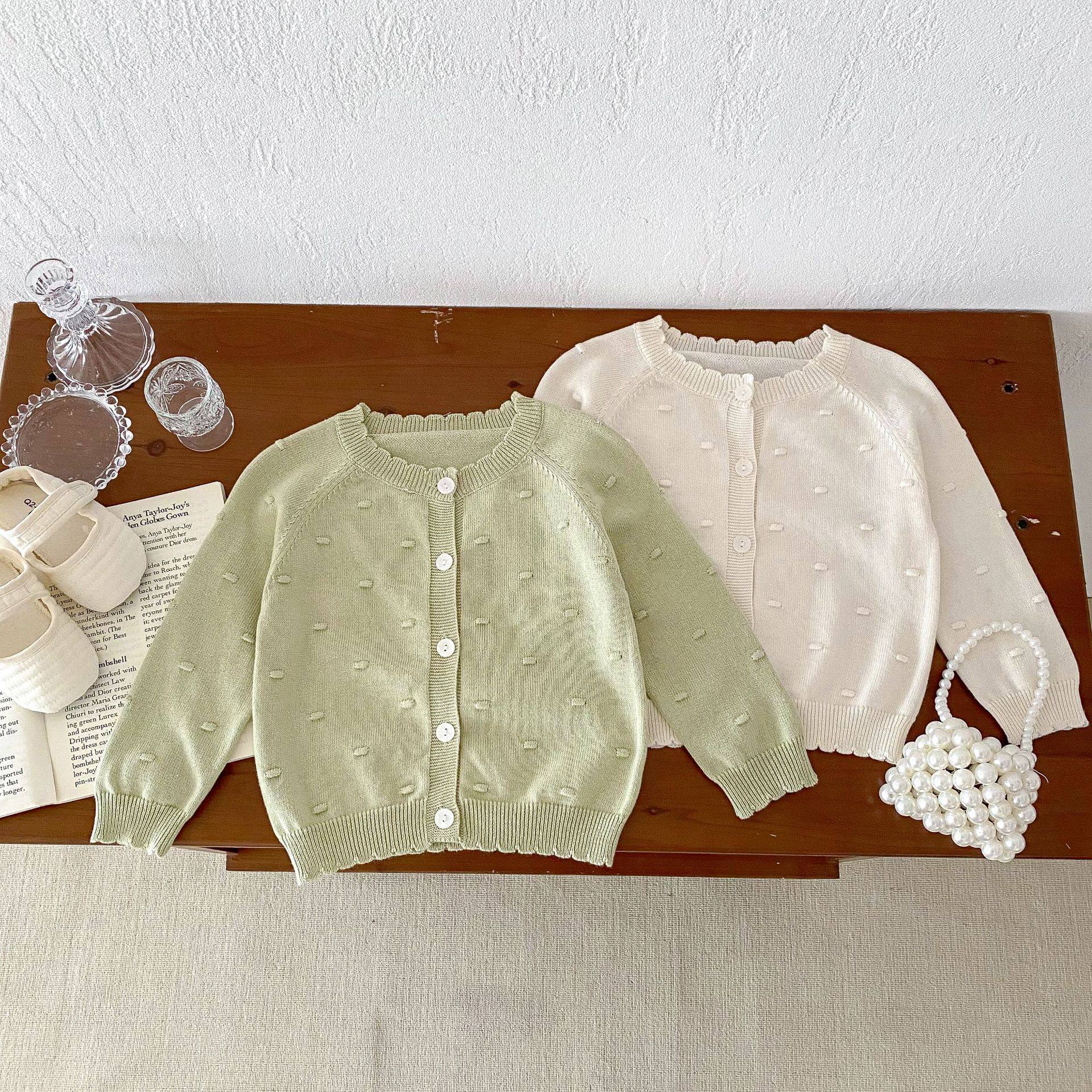 2024ins夏款婴幼童女宝宝甜美透气柔软手勾泡泡球开衫防晒衫外套,童装/婴儿装/亲子装,普通外套,淘宝优惠券,粉丝福利购,淘宝优惠卷