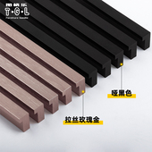 玫瑰金色拉手衣橱柜门拉手简约现代抽屉鞋 L形 柜书柜门把手拉加长