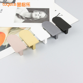 白色t型柜门拉手 拉手 现代简约抽屉橱柜衣柜门拉手把手铝合金明装