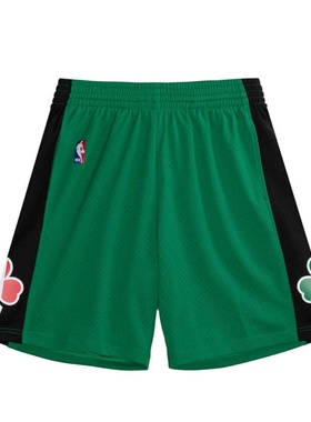 正品MN复古凯尔特人队绿色 NBA SW球迷版秋裤