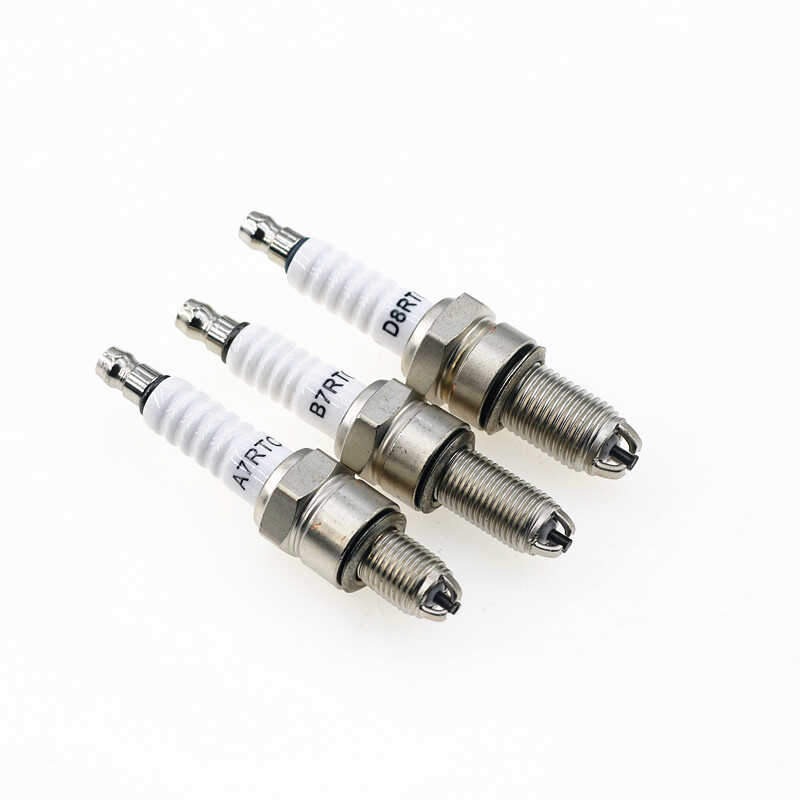 摩托车三爪三级国四五电喷火花塞110 125 150 175 200 250带电阻