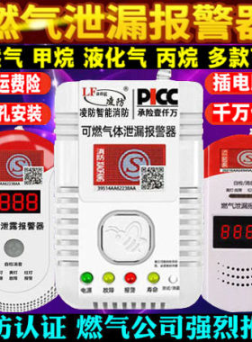 燃气报警器家用液化气可燃气体