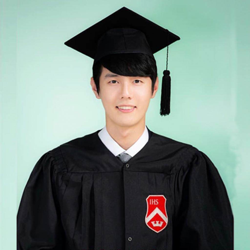 韩国本科学士服毕业服,可来图定制硕士服博士服绶带披肩