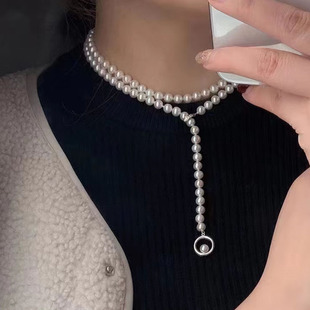 DIY饰品配件镀金单排扣项链扣珍珠项链扣头万能扣吊坠扣连接扣子