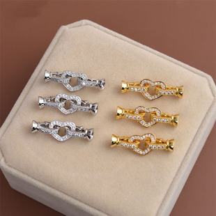 DIY饰品配件材料珍珠项链手链扣头万能卡扣搭扣接头连接扣吊坠扣