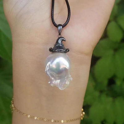 吊坠巴洛克珍珠万能扣空托挂坠