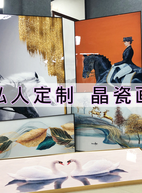 客厅电表箱玄关晶瓷画定制