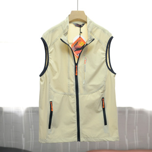 户外速干马甲清爽弹力舒适多口袋马甲 新款 超级帅气男款 马甲夏季