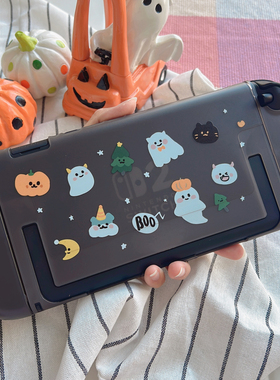 星之森万圣节switch2适用保护壳可爱透黑任天堂NS2防摔硬壳套