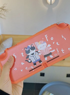 星之森猫咪任天堂switch Lite适用保护壳套透明少女心软可爱原创