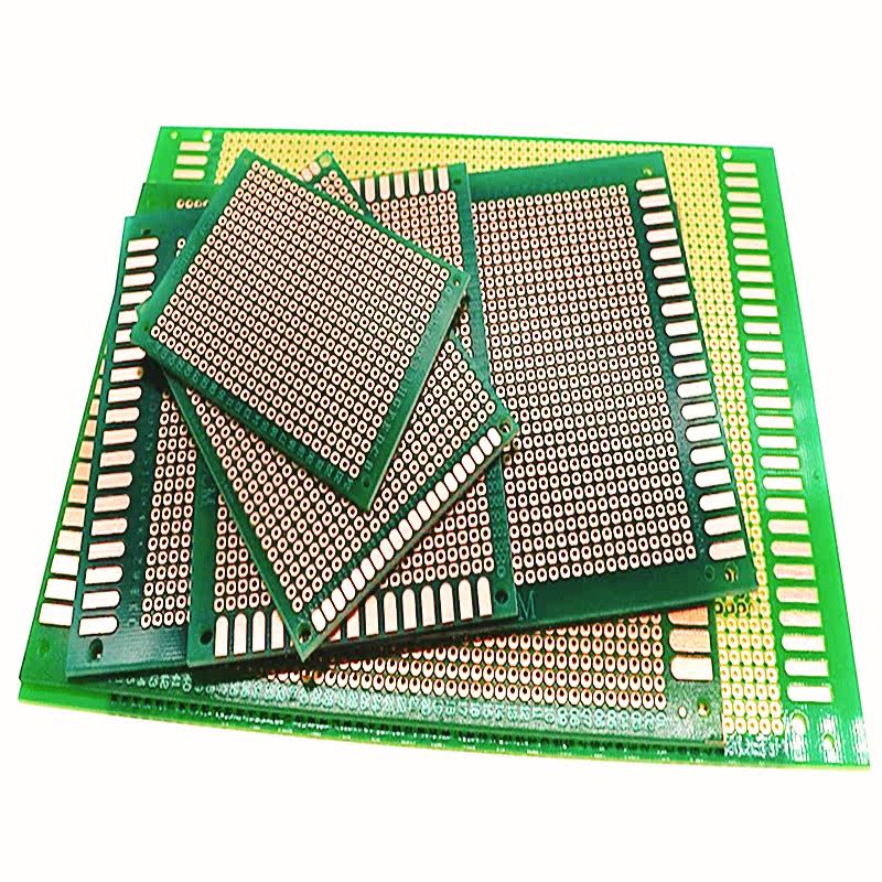 pcb万能板万用板单面双面洞洞板面包玻纤实验板焊接开发电路板