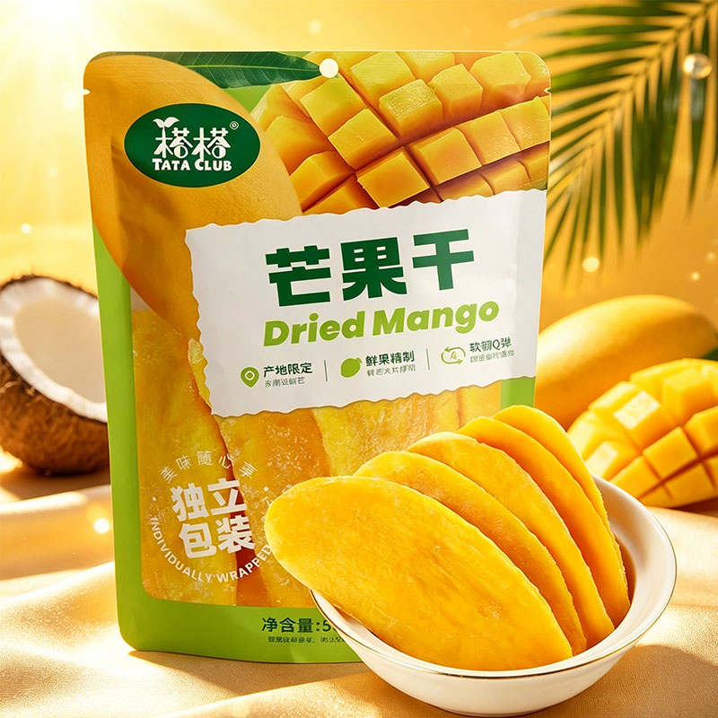 盒马代购榙榙芒果干500克办公室独立包装休闲零食