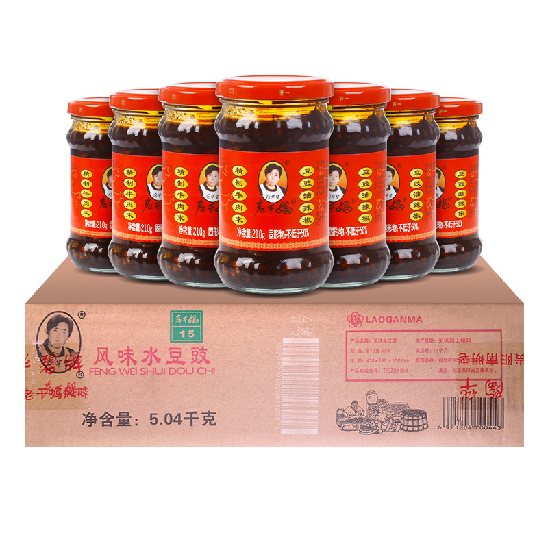 老干妈风味水豆豉水调料蘸酱