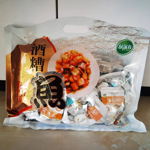 特产独立什锦礼袋装即食鱼零食