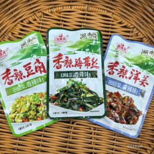湘满天250克香辣海带丝香辣豆角香辣洋姜即食下饭菜湖南特产小包